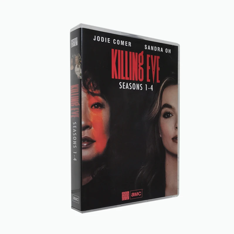 Набор dvd-боксов Killing eve Сезон 1-4, 8 дисков, 1 регион, фильмы на dvd, высокое качество, лидер продаж на Amazon, бесплатная доставка в США/Канаду/европу