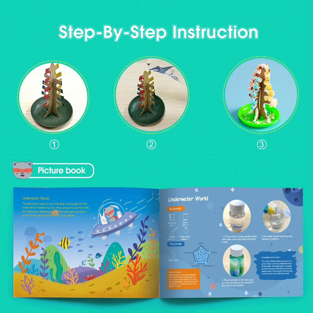 Children STEM DIY Science Experiment Learning Educational Kits STEAM Toy for Kids