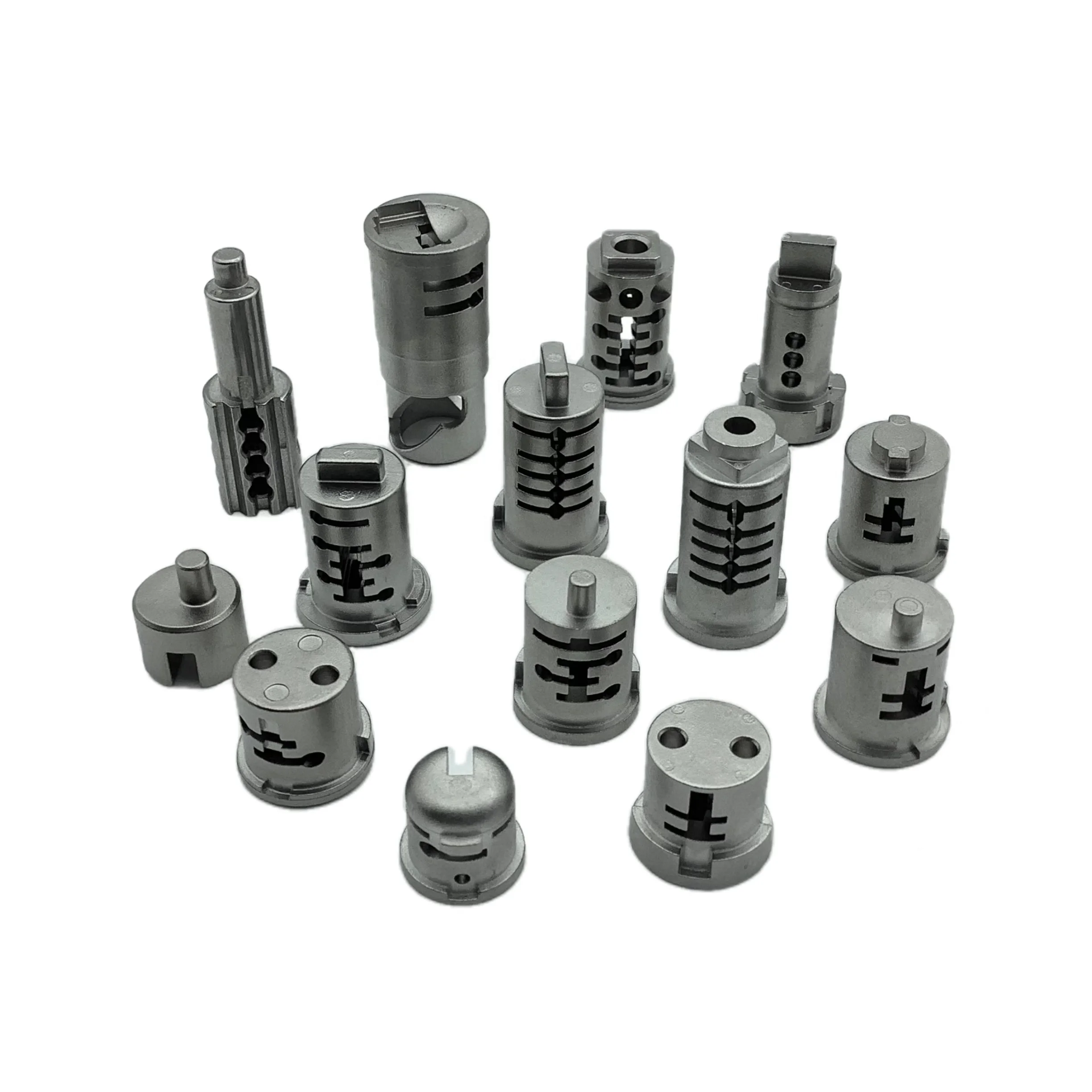 Powder metallurgy precision fittings custom stainless steel lock fittings lock cylinder
