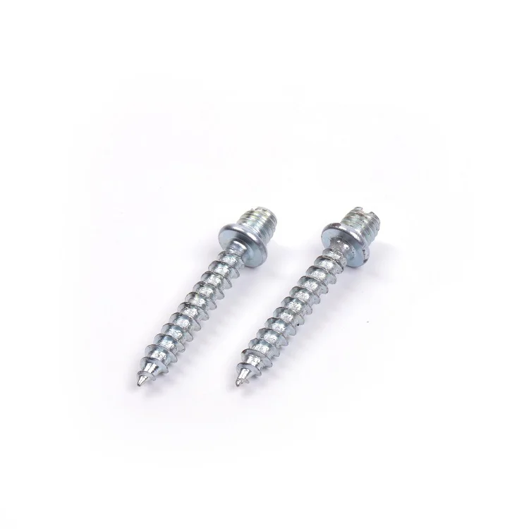 Industry Fasteners M8  carbon steel double wood screw self tapping screw