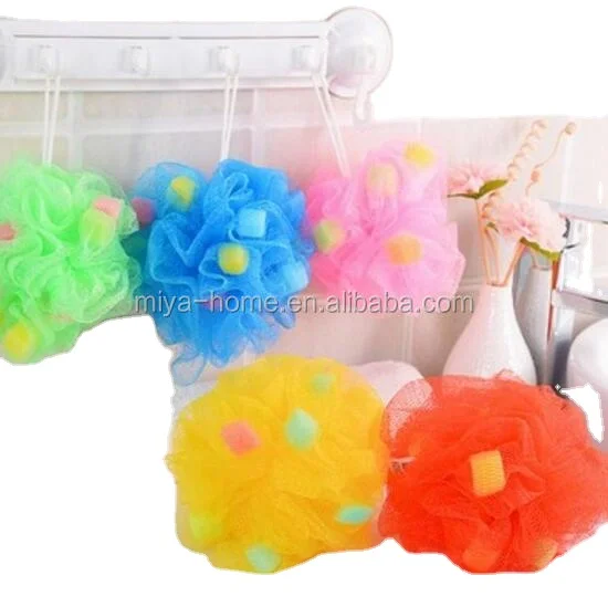 Mesh bath flower / Shower Bath Ball / Bath Sponge Mesh Ball