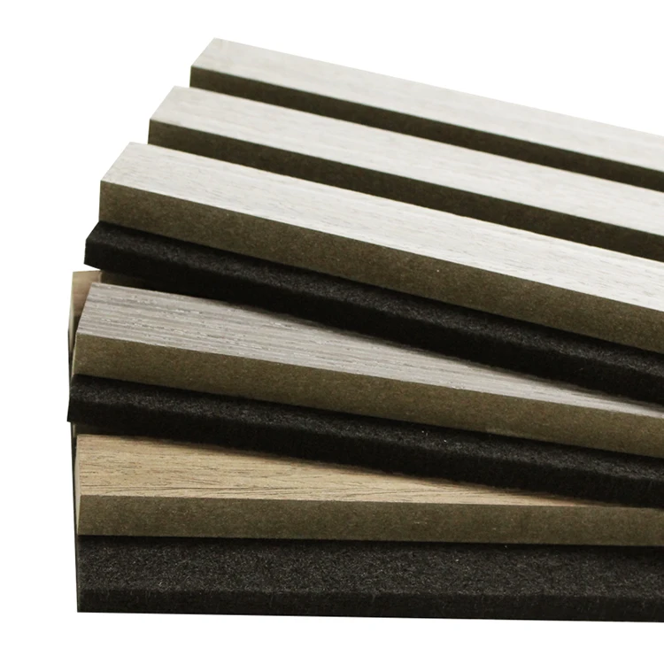 High Quality China Manufacture PET Acoustic Wood Panels  2400*600