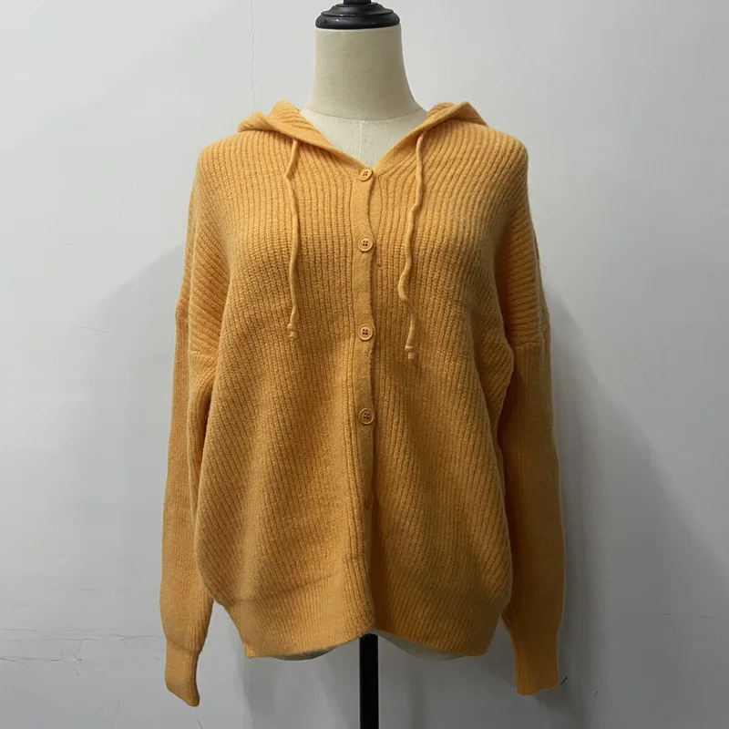 Autumn Winter Spring Wholesale Ladies Sweaters With Hoodies Korean Cardigan Hoodie Jacket And Hoodies For Women Wholesale