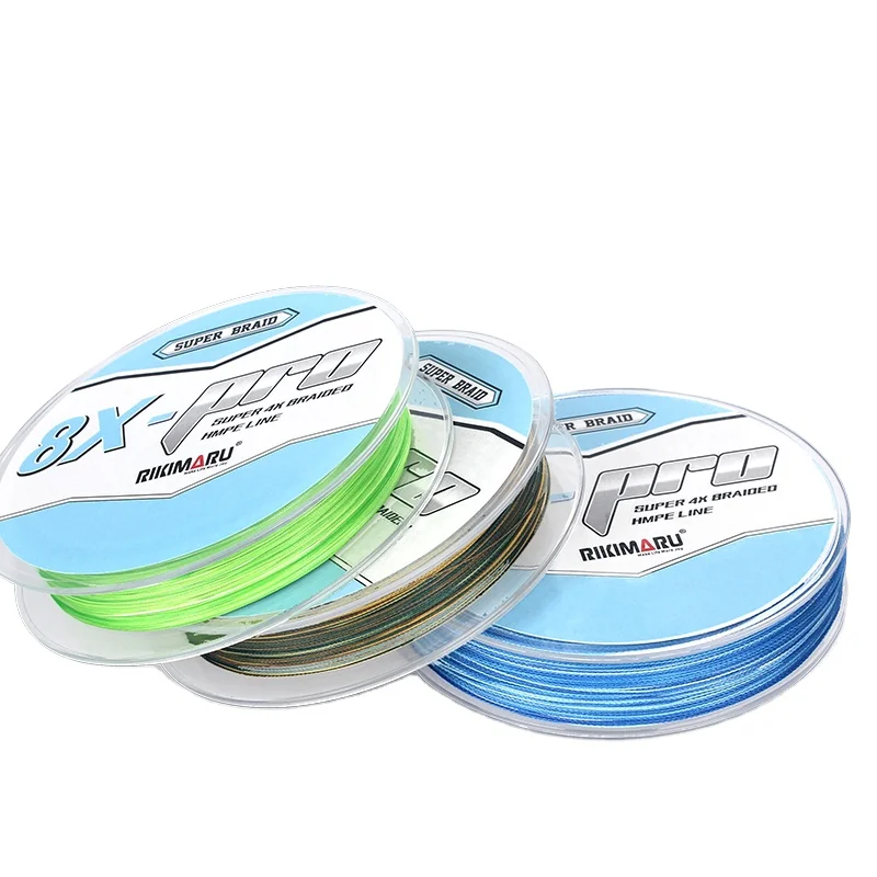 Rikimaru Spot Color x8 Strand 300m UHMWPE плетеная леска для ловли рыбы в соленой воде
