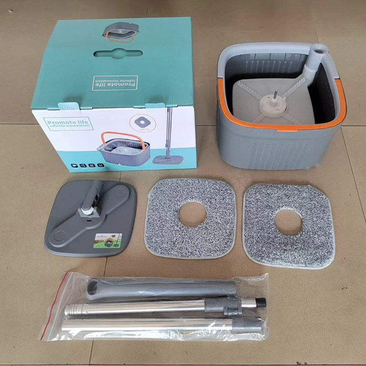 Popular Best Selling Customization Floor Dirty Water Separation Clean And Separate Rotary Mop With Bucket Set