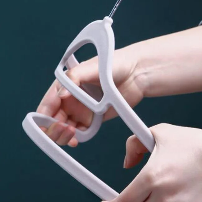 Factory Wholesale Flocked Household Items Non-slip with Metal Hook for Home Storage & Organization Velvet Hangers Clothes Hanger