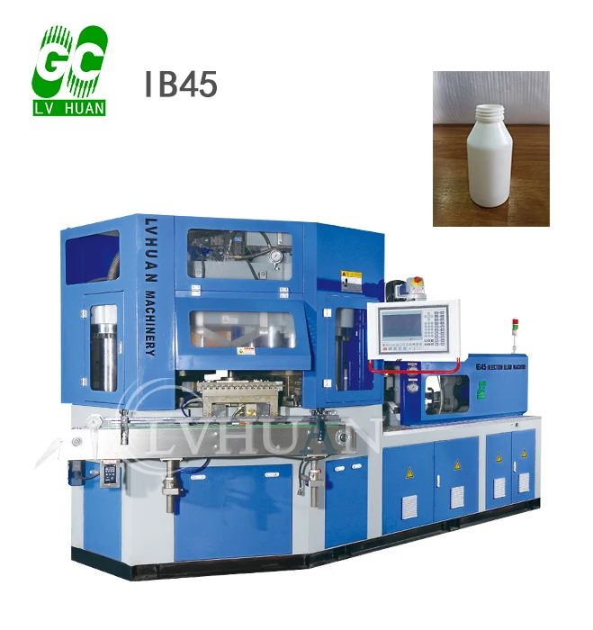 China cheap hdpe pp bottle injection blowing machine with 2 sets of MTC