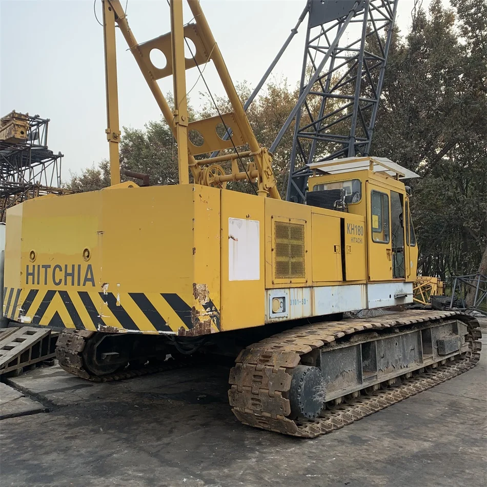 Top Condition Japan Made HITACHI Used Crawler Crane 50ton KH180 KH180-2 KH180-3