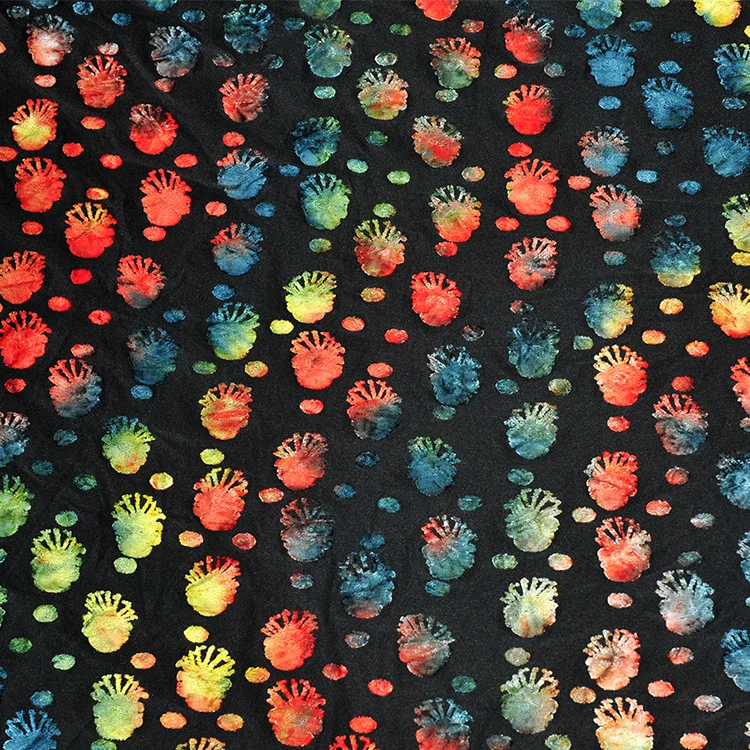 2020 окрашенная Модная трикотажная жаккардовая ткань TR