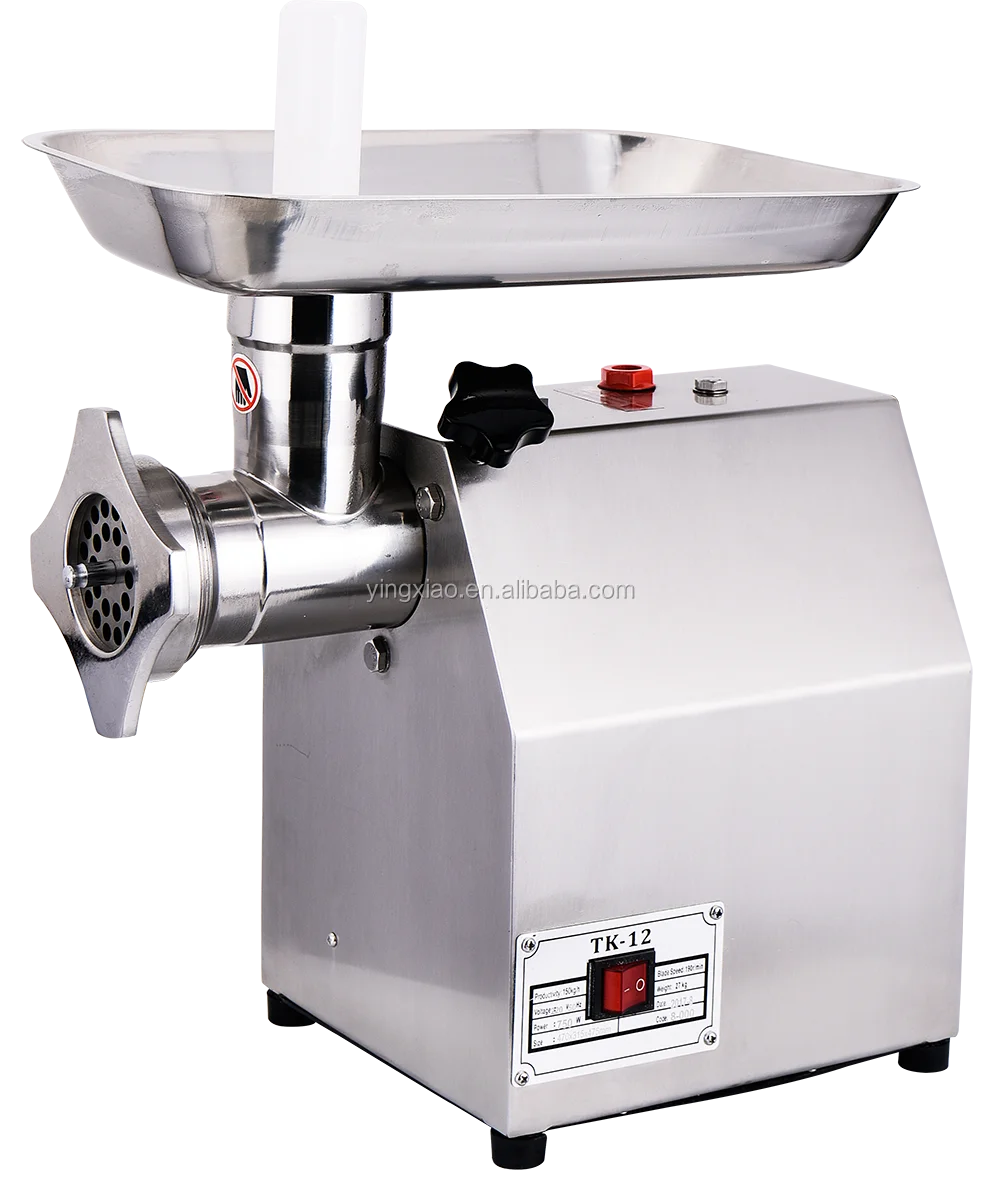 TK-12  yingxiao stainless steel  automatic meat grinders /industrial meat mincing machine /meat mincer