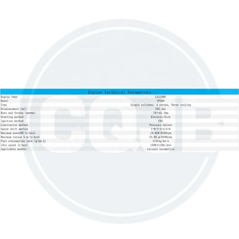 CQJB motorbike engines 300cc 4 stroke motorcycle engine