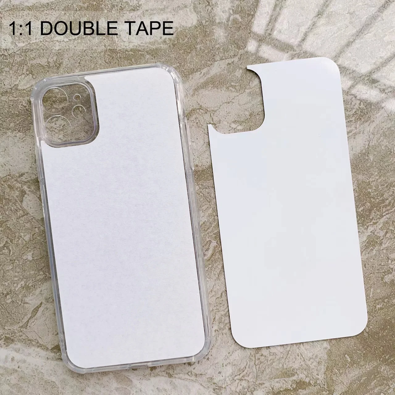 Anti-shock TPU  Transparent Covers Sublimation Blank Phone Case For iphone 15pro max 13 12 11 14 XS MAX 6 2D TPU+PC M