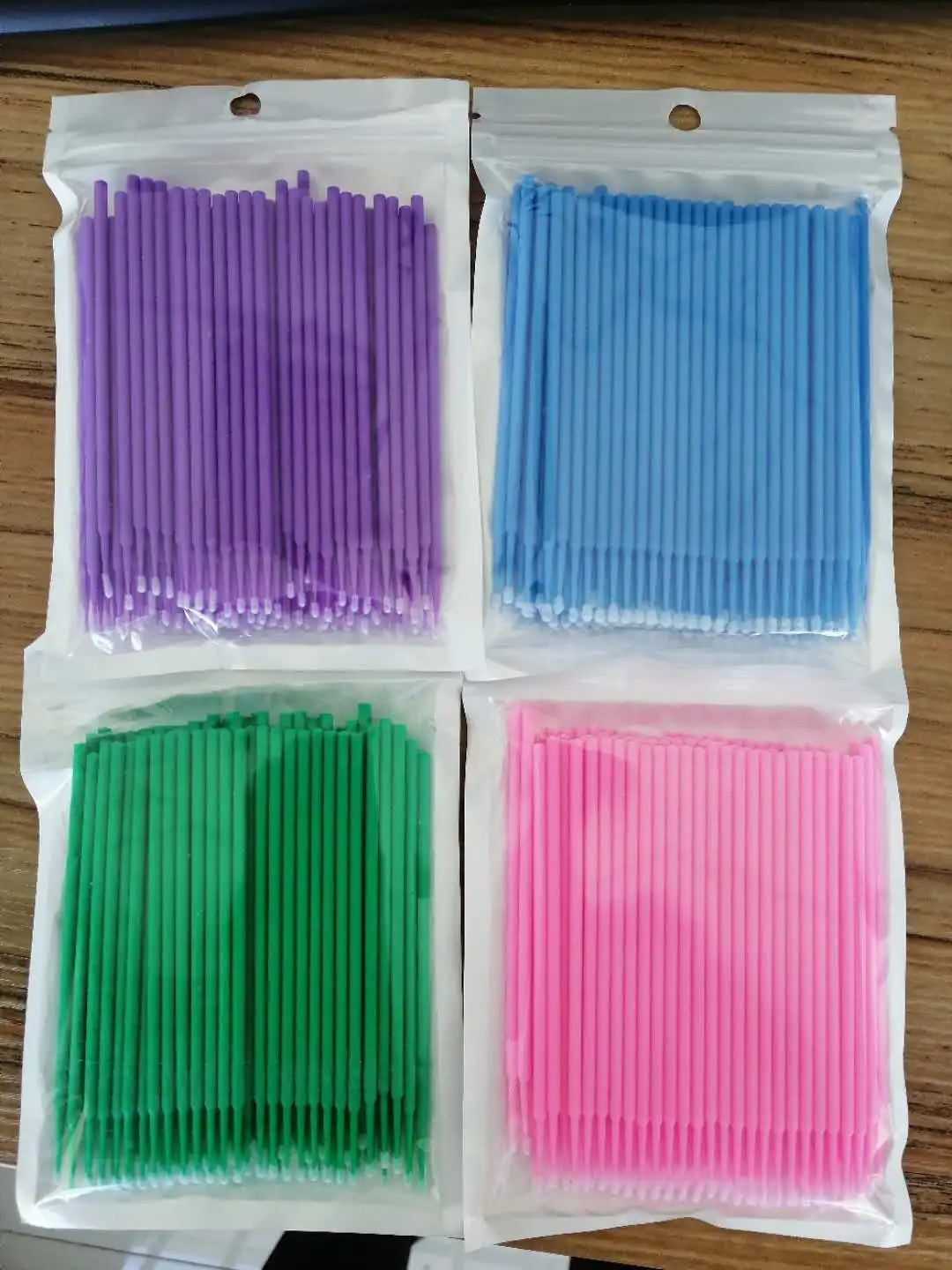 2022 Best Selling OEM 100pcs Disposable Eyelash Cleaning Cotton Swab Lash Extensions Micro Brush