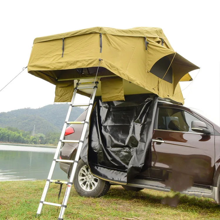 2022 2-3 Person 4WD Folding Truck Traveling Soft Cover Roof Top Tent Camping