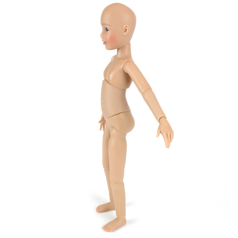 New design and can music with blueteeth for  18 inch model toy style naked ball joint doll