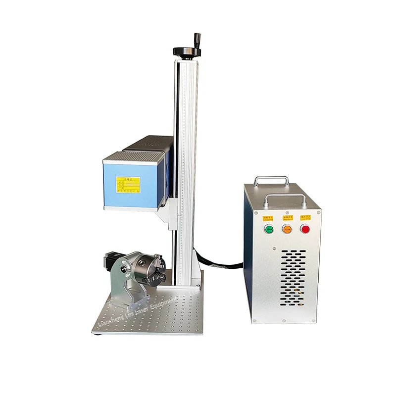 CO2 Laser Marking Machine 30W-50W Range Small Business Advertising Supports BMP Format With Sino Galvo Wood Plastic Marking