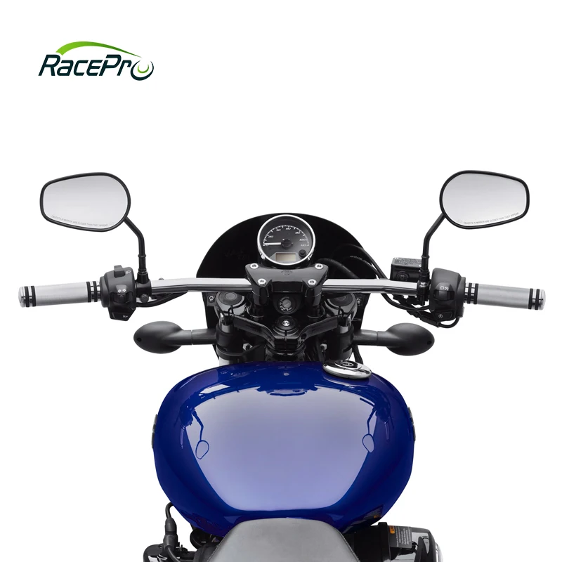 Универсальные железные мотоциклы 7/8 дюйма 22 мм, велосипедный руль с изогнутым изгибом для кафе, Racer, Honda, Yamaha, Harley, Suzuki