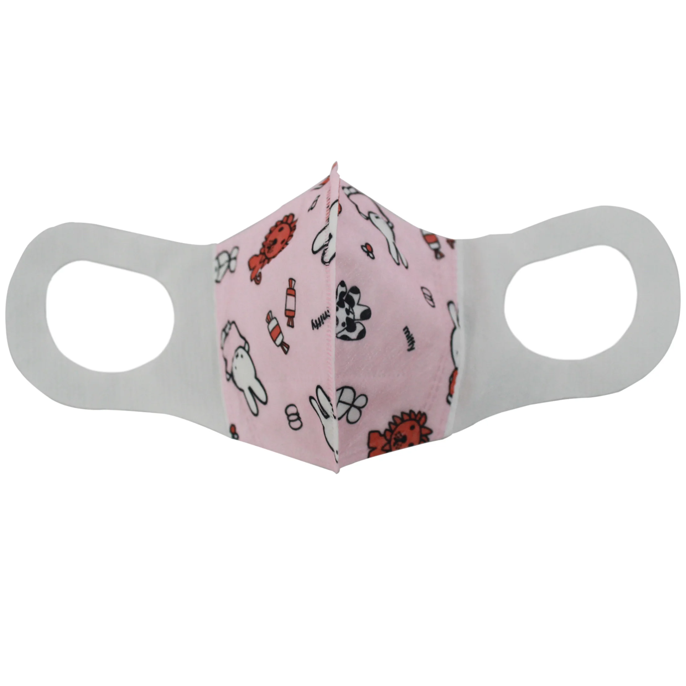 Factory in stock 3ply earloop high quality 3D disposable kids face mask