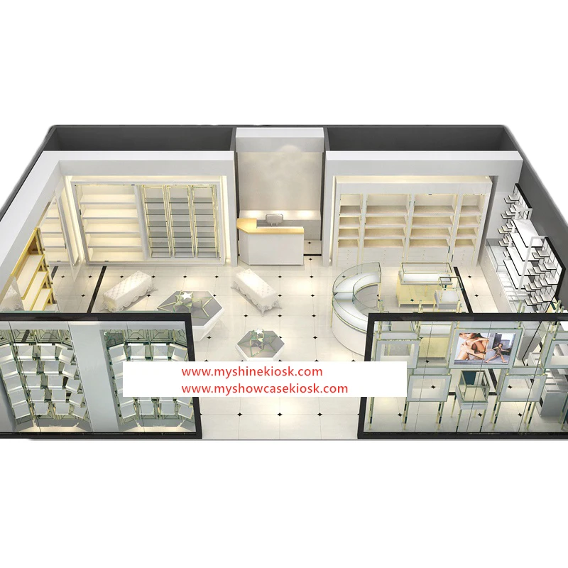 Лидер продаж, Красивые Украшения, стеклянный дисплей, витрина, выставочная мебель для ювелирных изделий