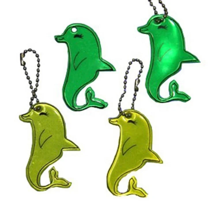 Halloween Decoration Ghost Shaped Reflective Soft Keychain