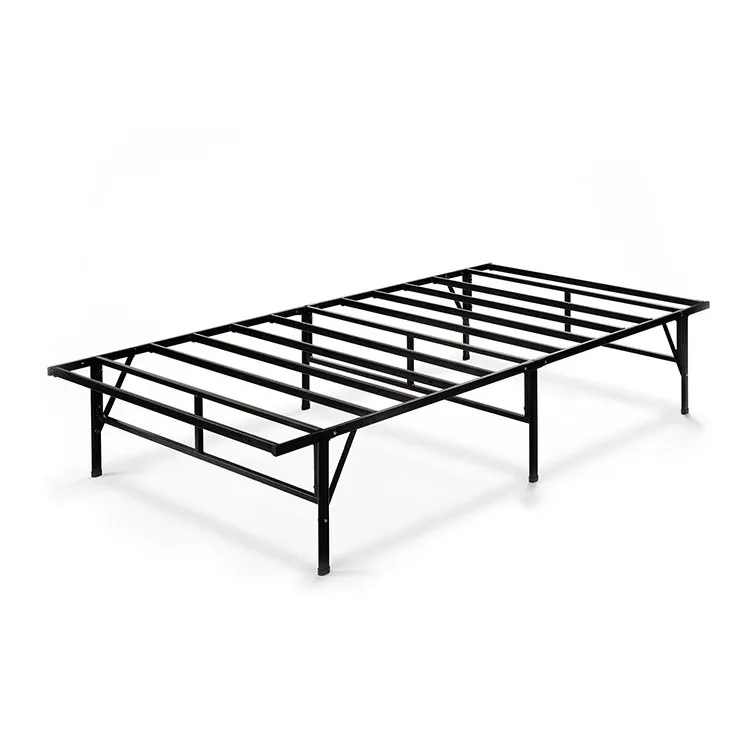 
Exquisite Structure Manufacturing Modern Luxury King Queen Size Black Bed Frame 