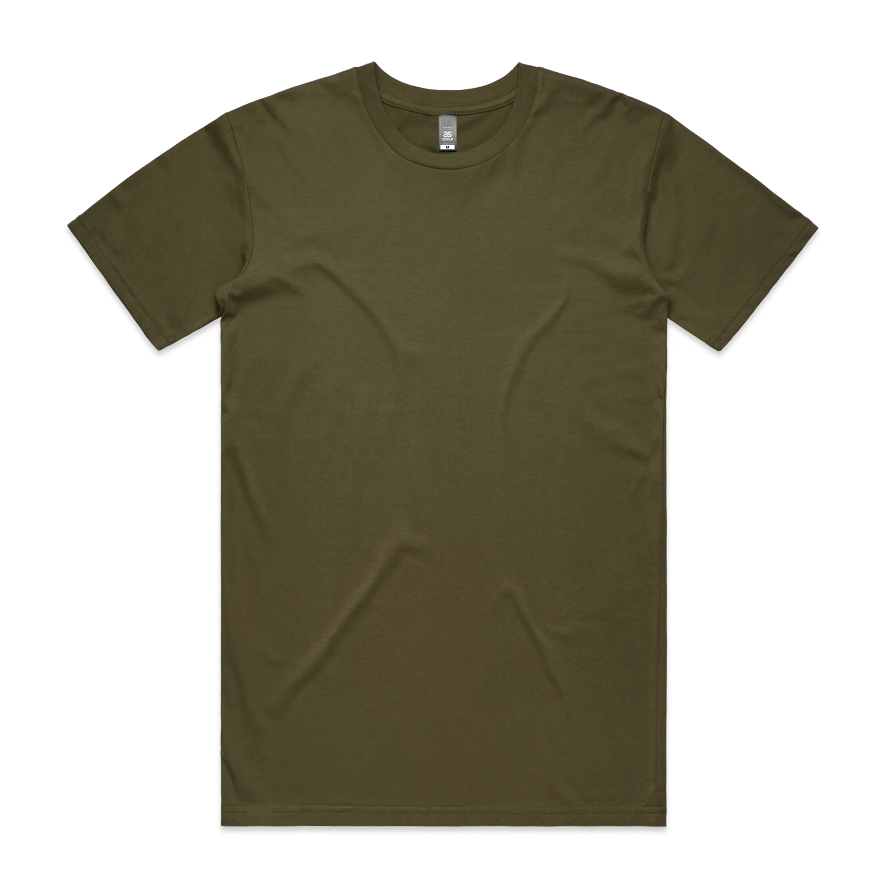 AS Colour Mens Staple Regular Fit Mid Weight 100% Cotton Tee Shirt with a One Color Print in One Location