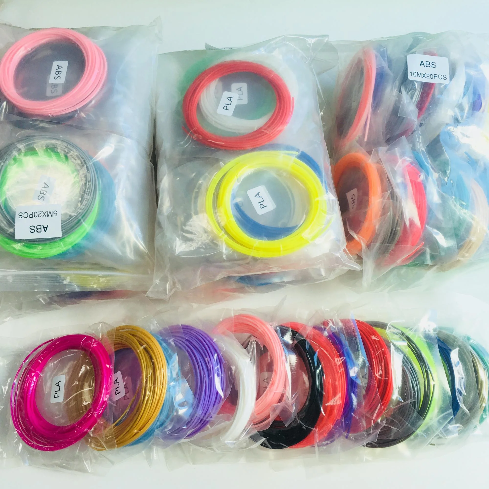 China factory direct sale 3d pen pla abs pcl filament