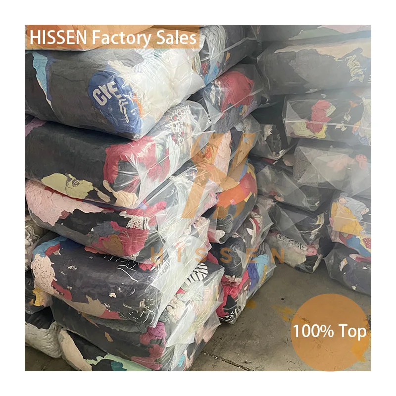 Mixed Waste Cotton Cloth For Dishes Strong Dust Removal Ability Rags