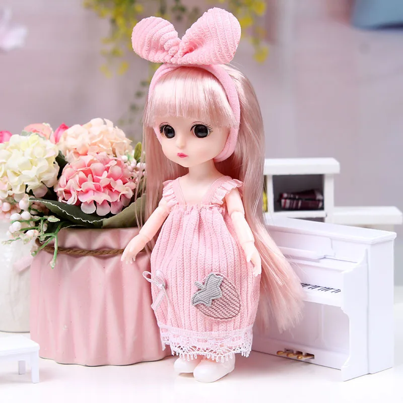 Kawaii Good Quality Cute Realistic Small Baby Dolls Little Girl Gift New Design BJD Doll
