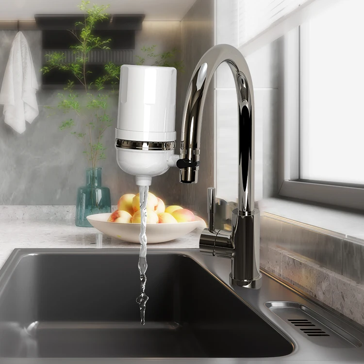 300-Gallon Long Lasting Water Faucet Filtration System, Removes Lead, Cysts, VOCs, Chlorine - Fits Standard Faucets