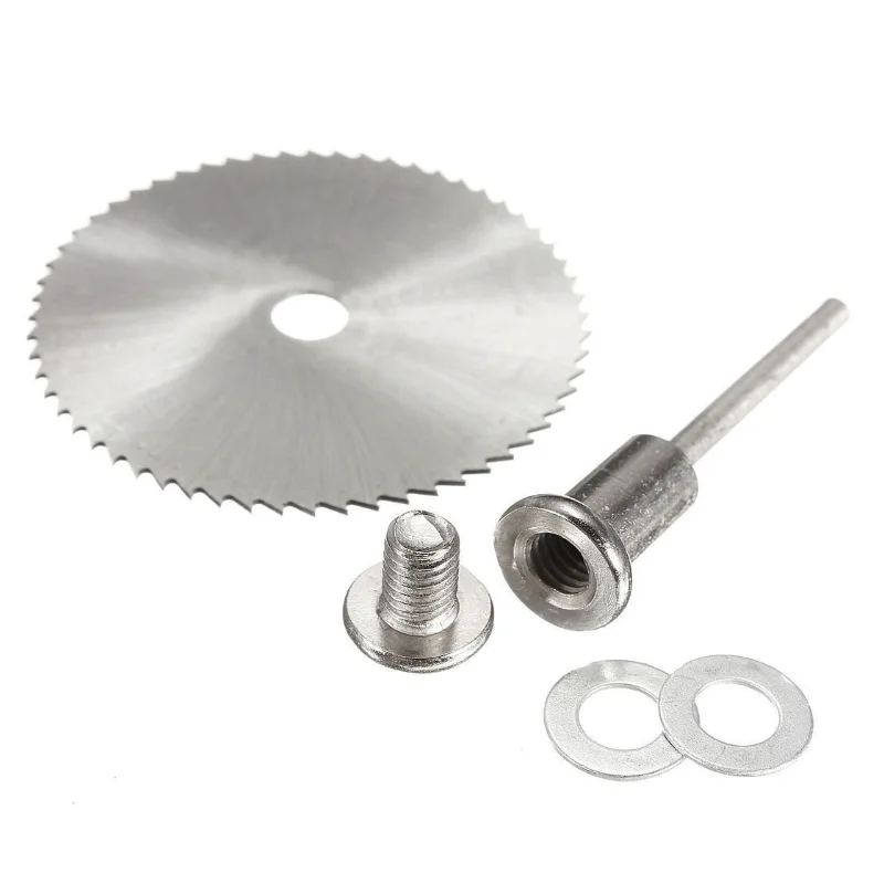 HSS Circular Saw Blades Set 6PCS Mini Cutting Wheel Metal Rotary Cutting Tool Mini Saw For Cutting Wood Plastic Soft Metal