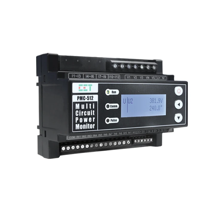 CET PMC-512A Multi Circuits digital electric energy meter rs485 multifunction ac power meter