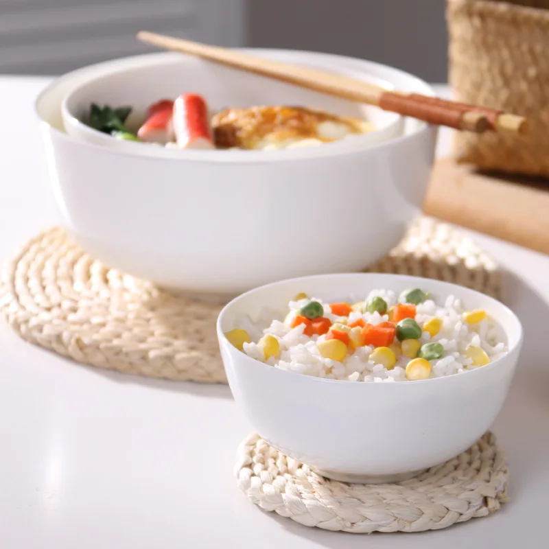 chinese style ceramic pasta bowl custom printed decorative kitchenware ceramic rice bowls with print