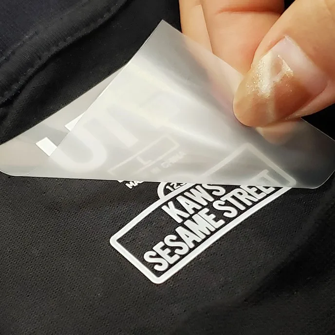 Factory Custom Cheap Heat Transfer Garment Washable Neck Care Label Tags For Tshirt