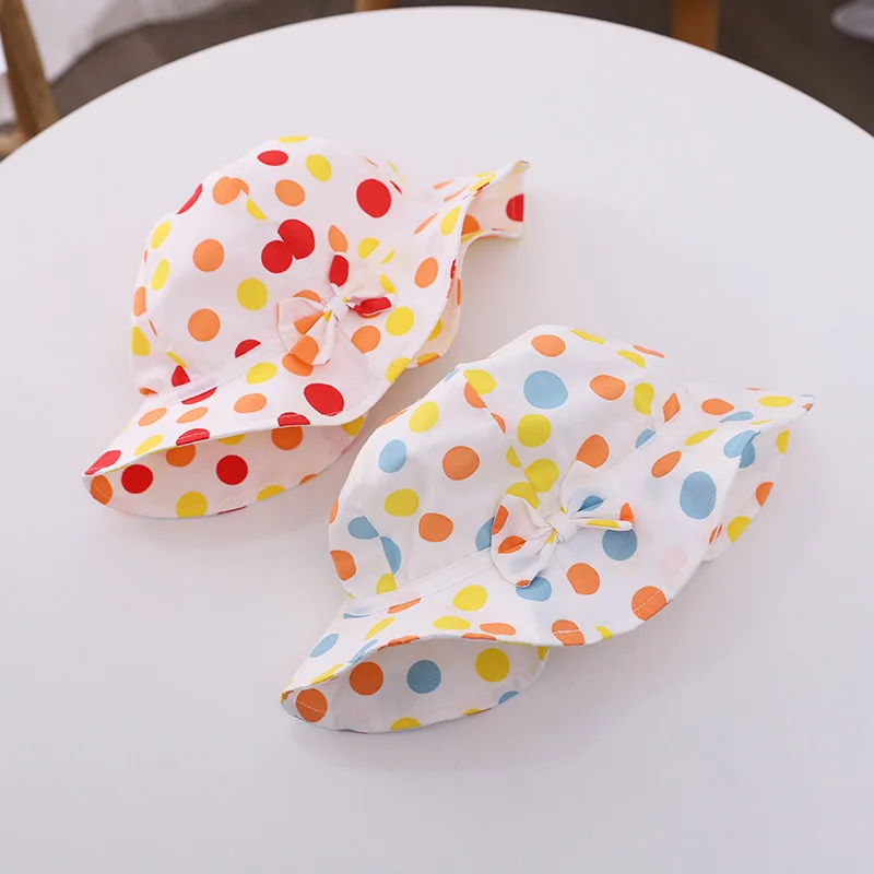 Wholesale High Quality Baby Boy Girls Double-Sided Fisherman Hat Print Cotton Cartoon Pattern Cute Bucket Hat For Kids Children