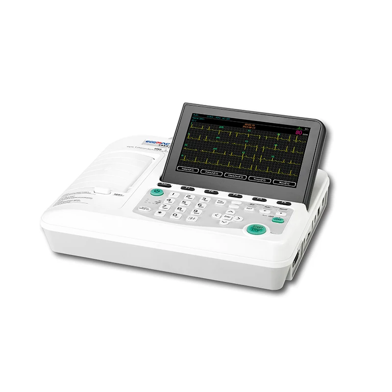 Portable ecg digital printer ekg device 12 channel ecg machine