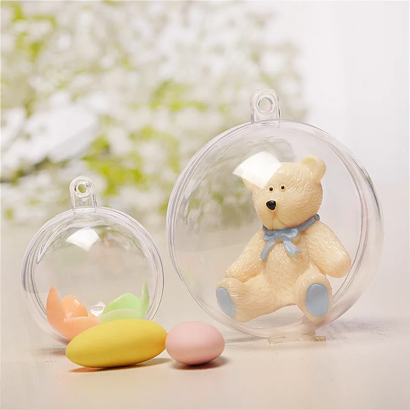 cheap 4cm 6cm 8cm 9cm 10cm 12cm 13cm 14cm 16cm 20cm round christmas hollow transparent clear PS acrylic plastic ball