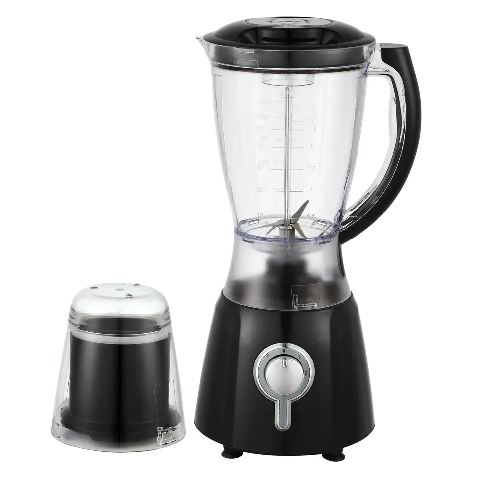 New Design 2 In 1 1.5L Plastic Jar 2 Speeds Electric Blender Food Blender Kitchen Blender
