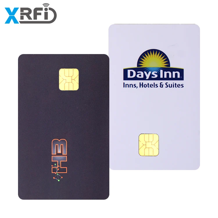 Hot Sell Contact Ic Card Sle4442 Rfid Chip Blank Card For Payment