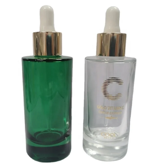 
Manufacturer Glass Dropper Bottles 50ml Fancy Dropper Bottles packaging for oil/serum OEM with logo printed or hot foiled 