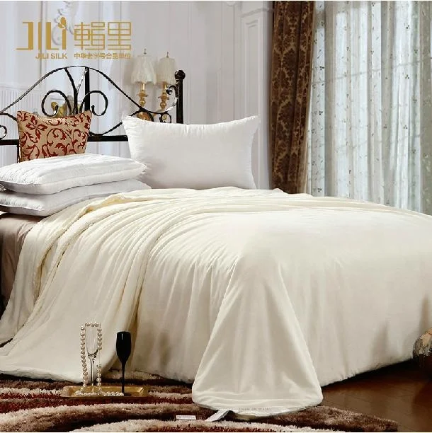 Jili Brand Luxurious Duvet Mulberry Silk Quilt Duvet Comforter for 4 season