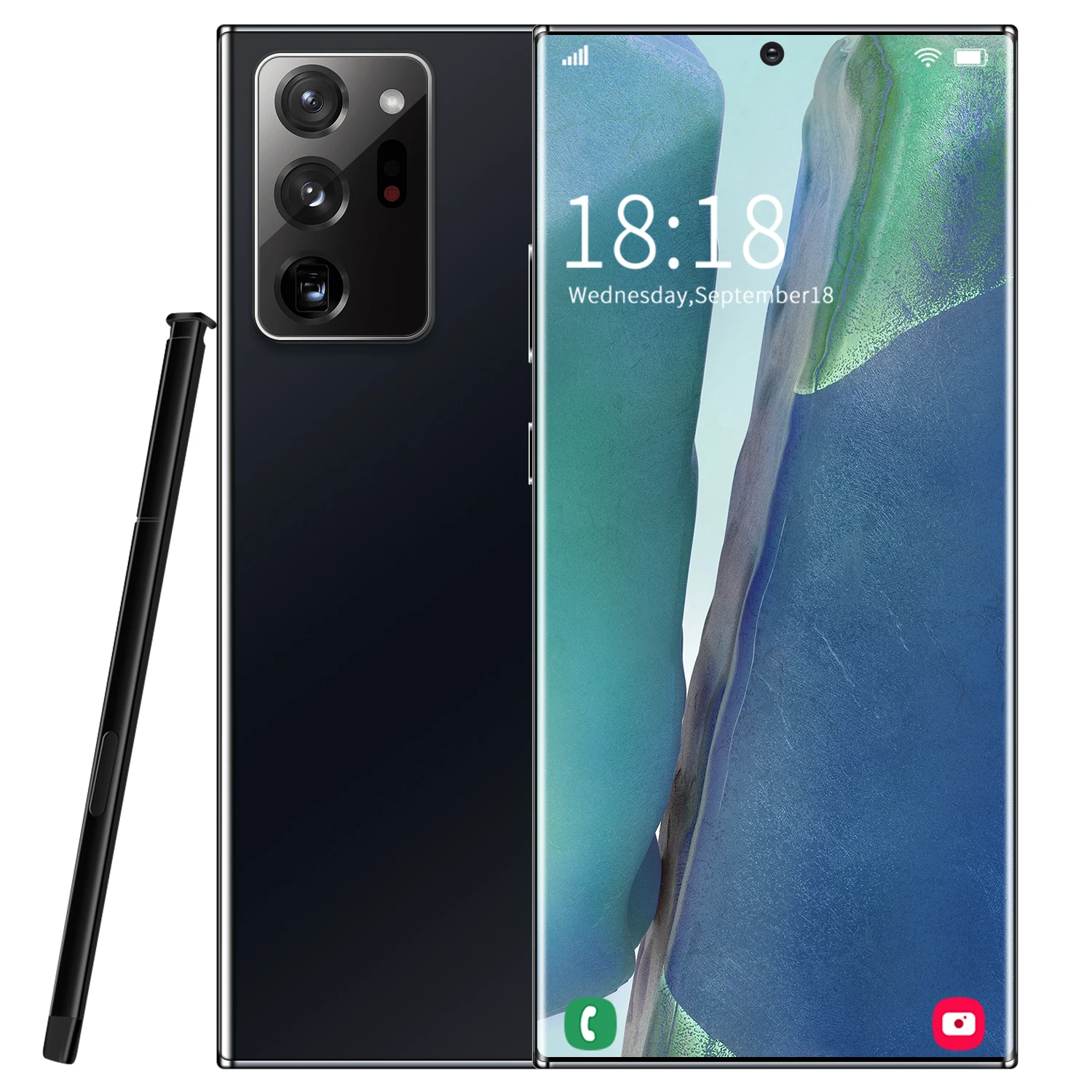  Смартфон Note 20 U + с разблокировкой по отпечатку пальца 6 9 дюйма HD 4G б/у смартфоны для мобильных телефонов поддержкой OEM /