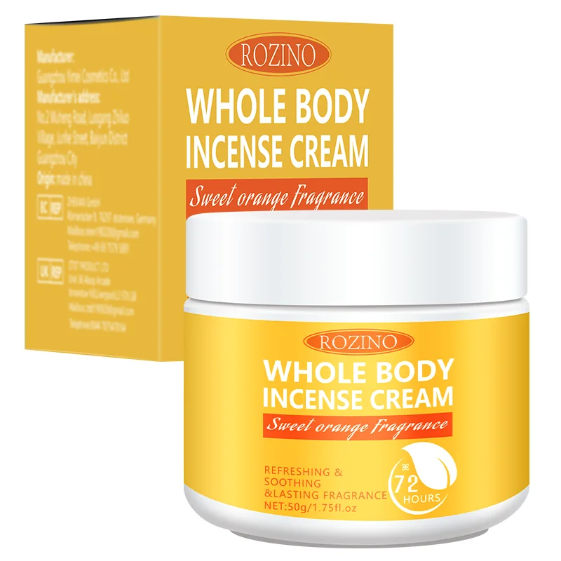 Deodorant cream removes body odor and underarm fox odor and freshens body cream