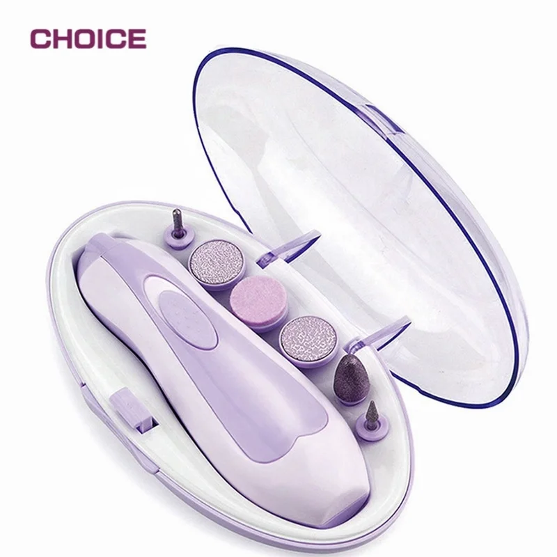 Высококачественный перезаряжаемый аппарат для ухода за ногтями автоматический Электрический детский триммер ногтей Набор маникюра и