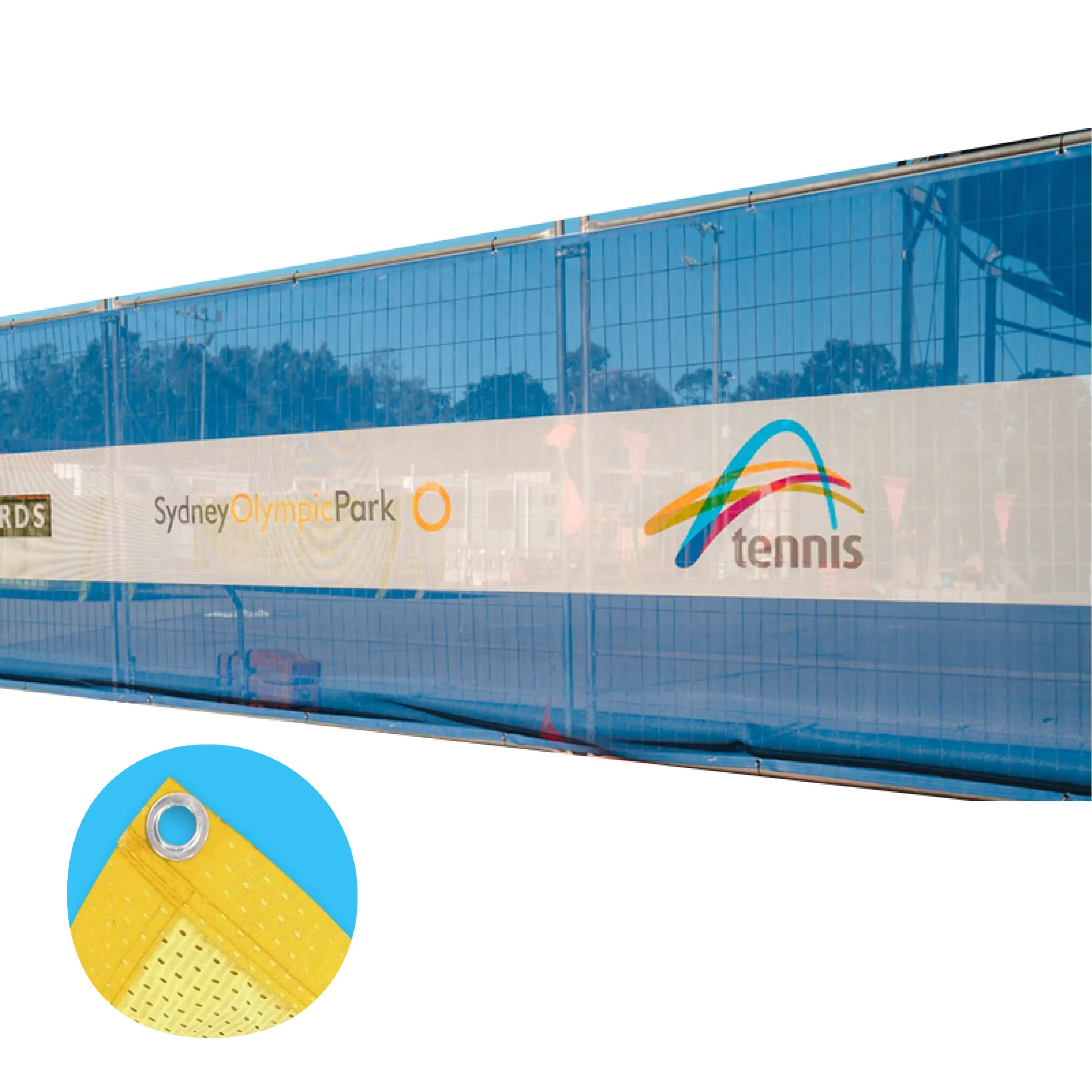 Outdoor mesh Polyester  eid mubarak banner  Factory Price Wholesale  PVC flex banner