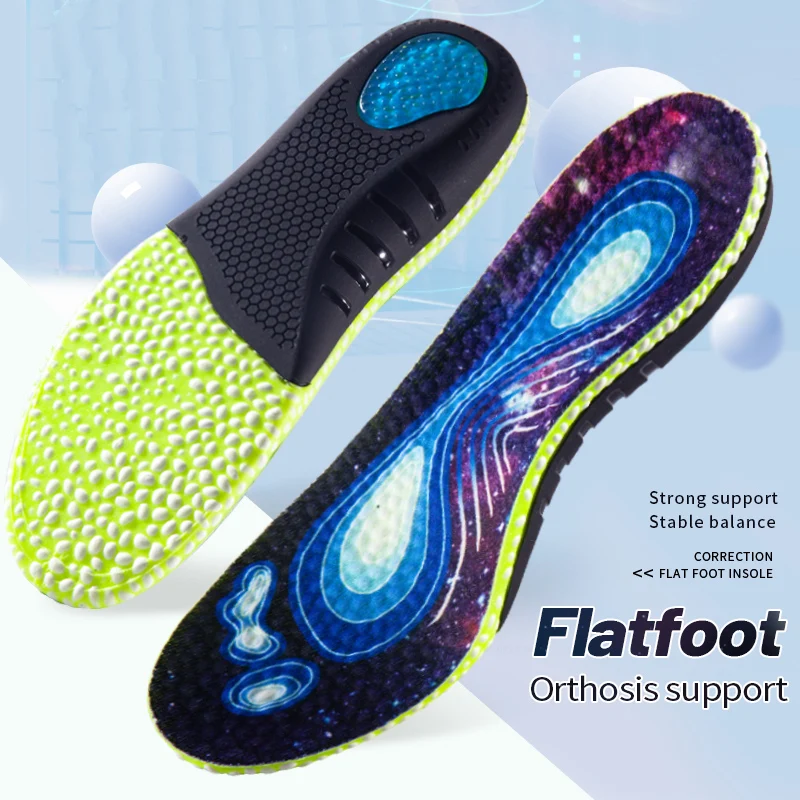 Customize Full Length Sports Support Unisex Breathable Orthopedic Insole Sports Comfort Running Absorbing Anti Sweat Insole