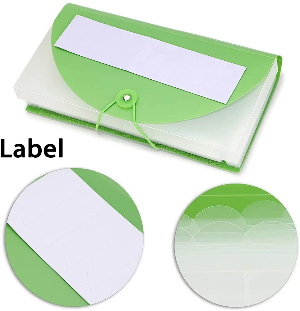 Oem Stationery Products Pp Material A4 Document Lever Arch File Organizer Bags Expanding File Folder