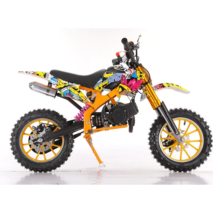 Dirt bike 49cc 2 stroke mini motor, off road electric start motorcycle kids dirt bike 49cc for sale