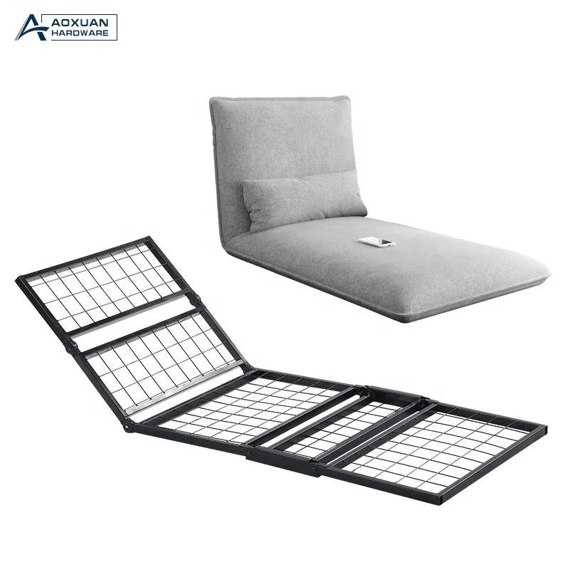Small Single Foldable expandable Futon Sofa Bed Frame