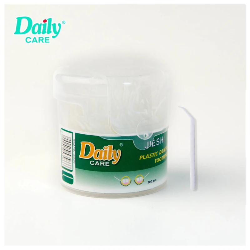 Daily Care 200pcs Unique Design Multi-Purpose Oral Hygiene Easy-to-Use Dental Toothpick Tool Good Selling Middle East Countries